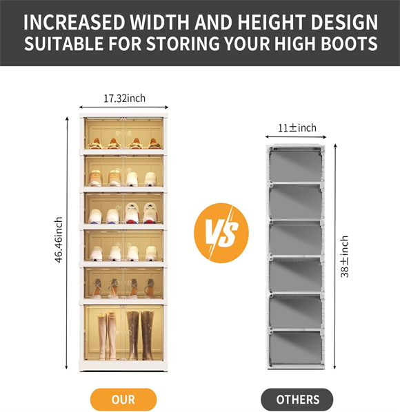 Shoe rack with cover